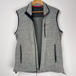Men’s Orvis Denali Gray Sweater Fleece Vest
